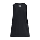 UNDER ARMOUR PJT RCK W NEON FLAME TANK 1384505-001 Black Image 2