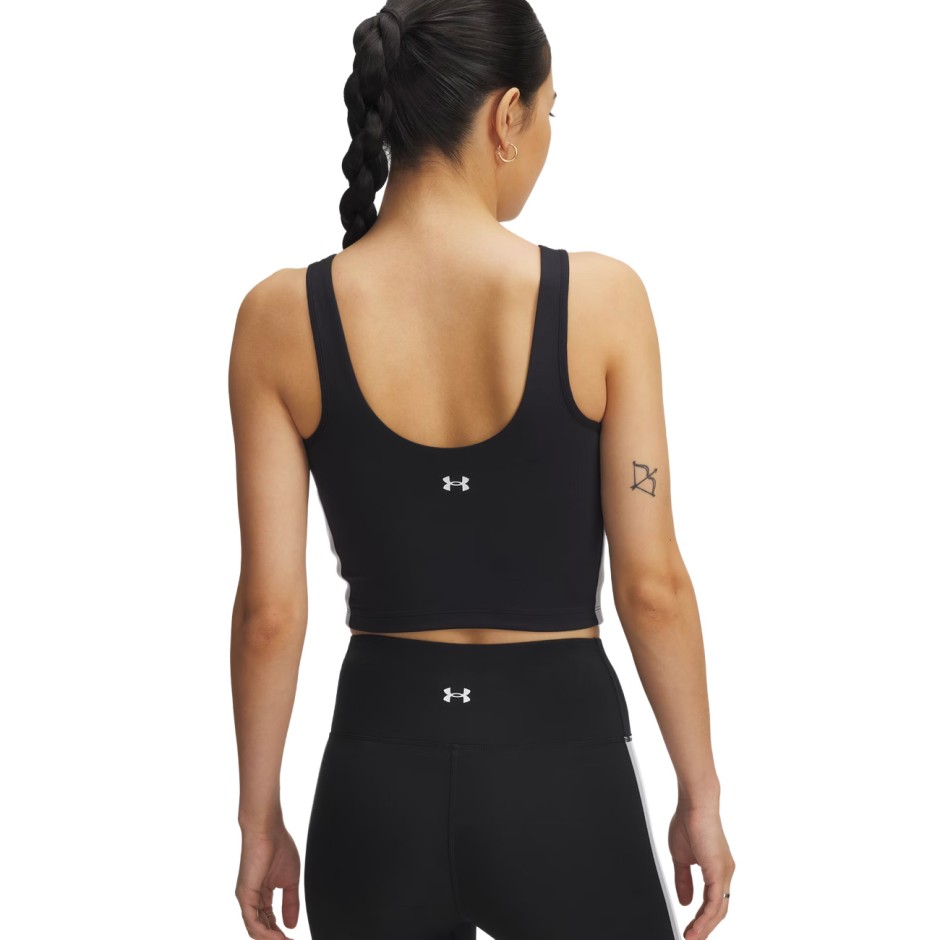 Γυναικεία Αμάνικη Μπλούζα Μαύρη - Under Armour Motion Sport Tape