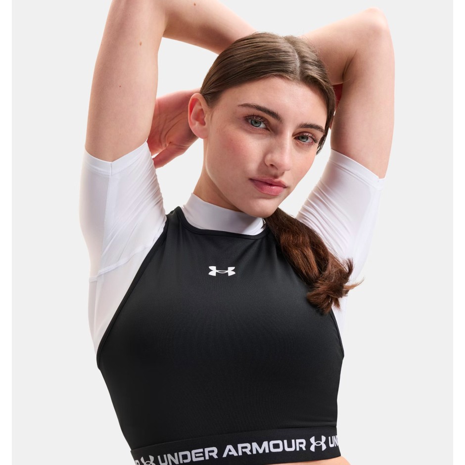 Women's Training Top Black - Under Armour HeatGear Mesh