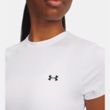 UNDER ARMOUR TECH SPORT MESH CROP TANK 6011229-100 White Image 1