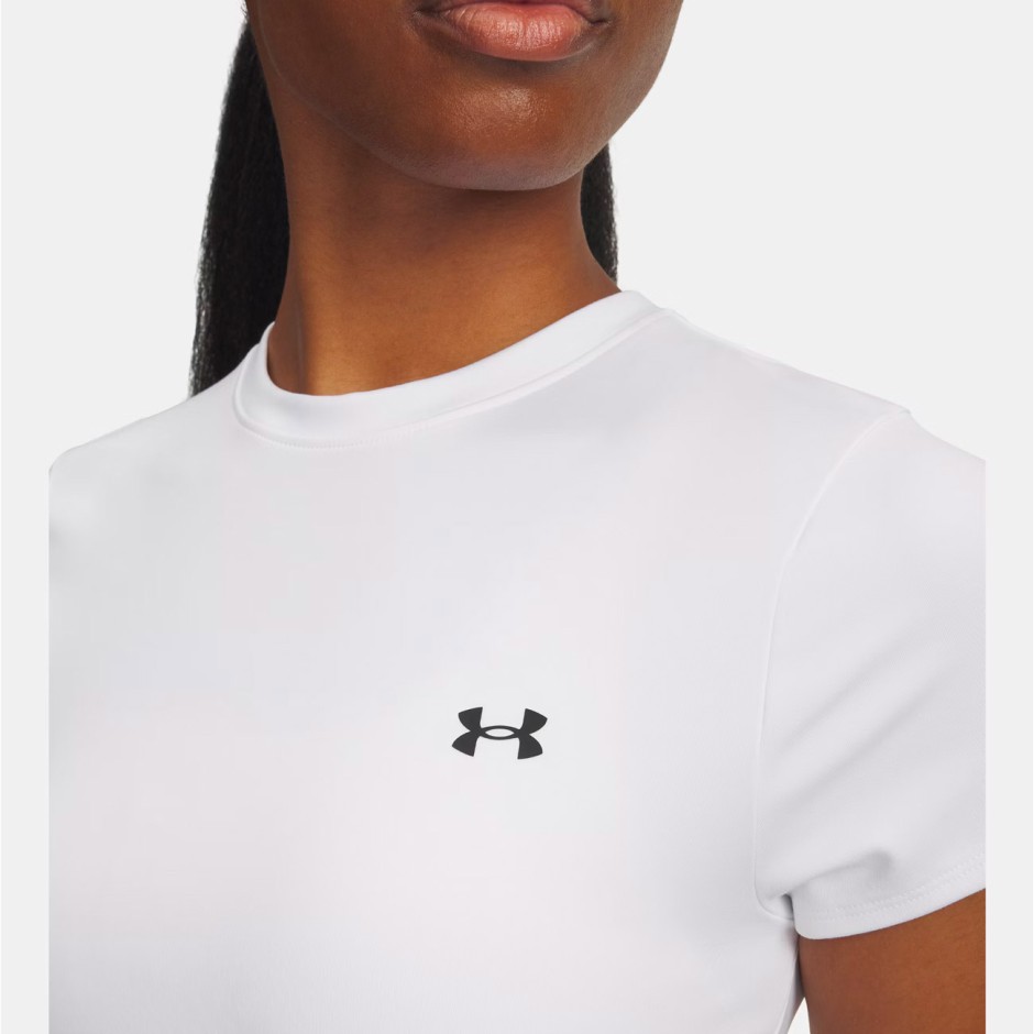 UNDER ARMOUR TECH SPORT MESH CROP TANK 6011229-100 White