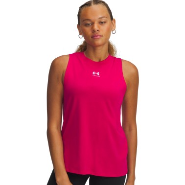 Γυναικεία Αμάνικη Μπλούζα Μπορντό - Under Armour Rival Muscle