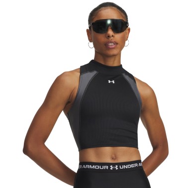 UNDER ARMOUR HG RIB TANK 6003985-001 Black