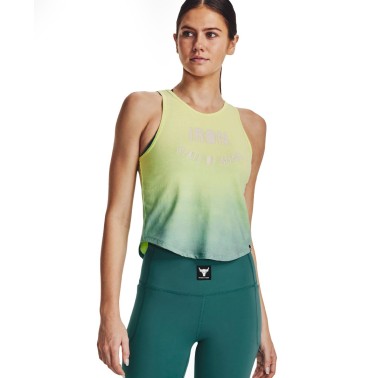 UNDER ARMOUR PJT ROCK FASHION TANK 1377450-391 Lime