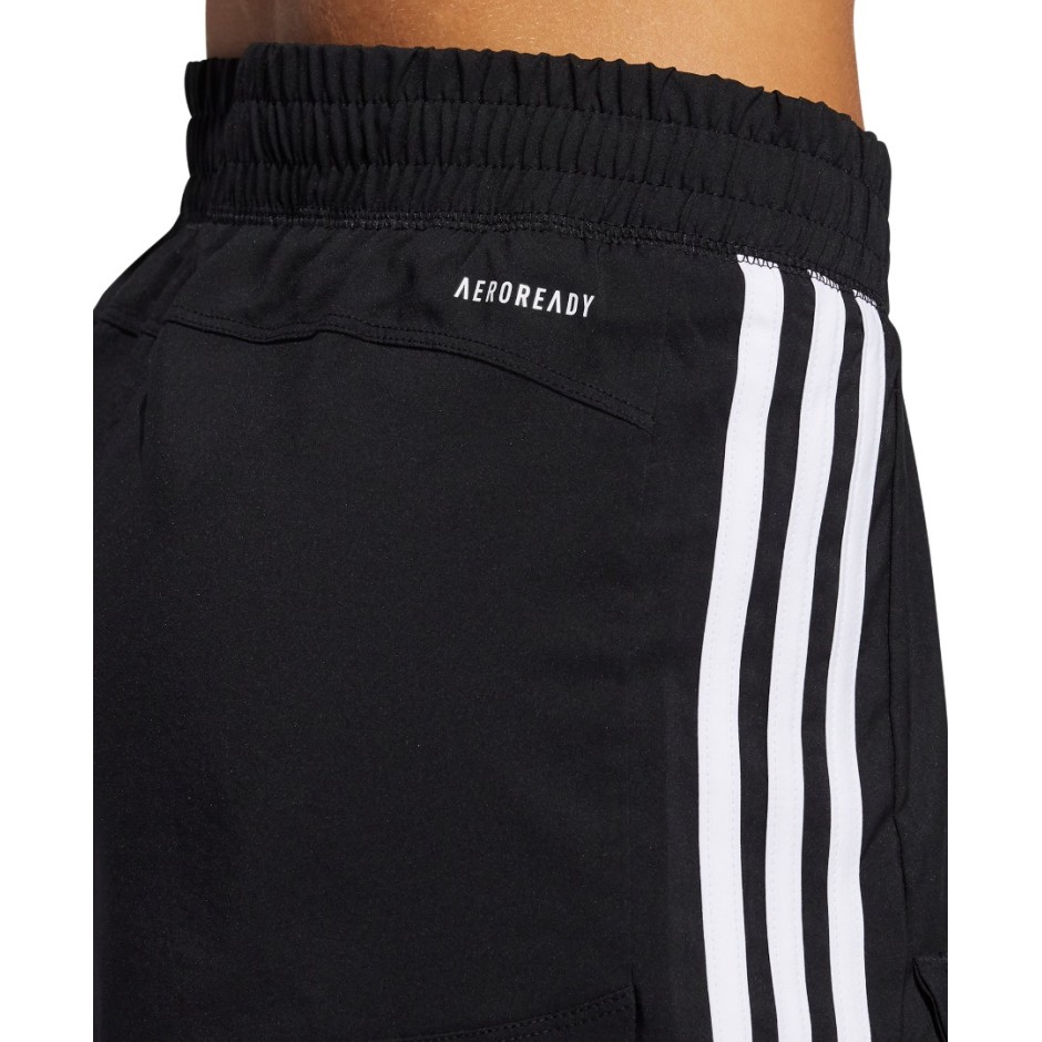 adidas Performance PACER 3-STRIPES WOVEN TWO-IN-ONE SHORTS GL7686 Black