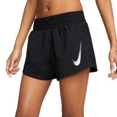 NIKE SWOOSH RUNNING SHORTS Μαύρο