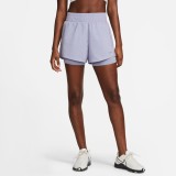 NIKE W NK ONE DF HR 3IN 2N1 SHORT DX6016-519 Lilac