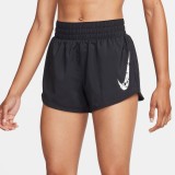 NIKE W NK ONE SWSH HBR DF MRBRSHRT FN2601-010 Black Image 1