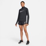 NIKE W NK ONE SWSH HBR DF MRBRSHRT FN2601-010 Black Image 5