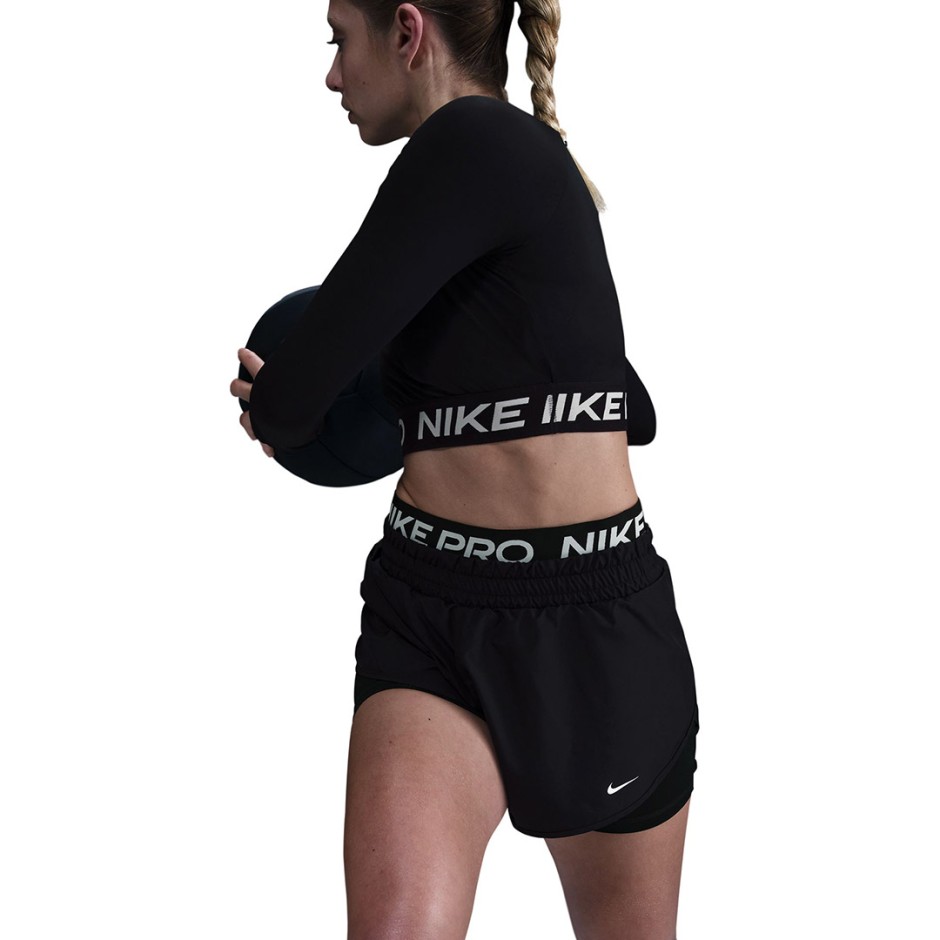 Γυναικείο Σορτς για Τρέξιμο Μαύρο - Nike Pro