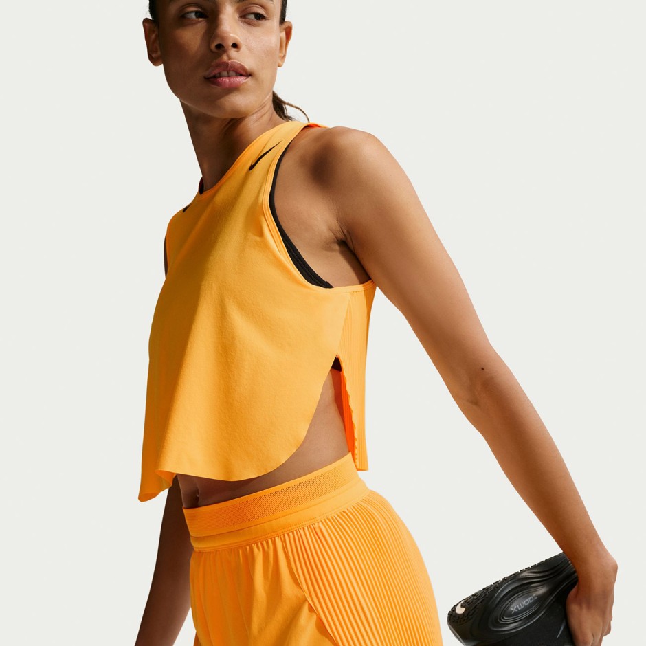 Women's Running Shorts Orange - Nike Aeroswift 