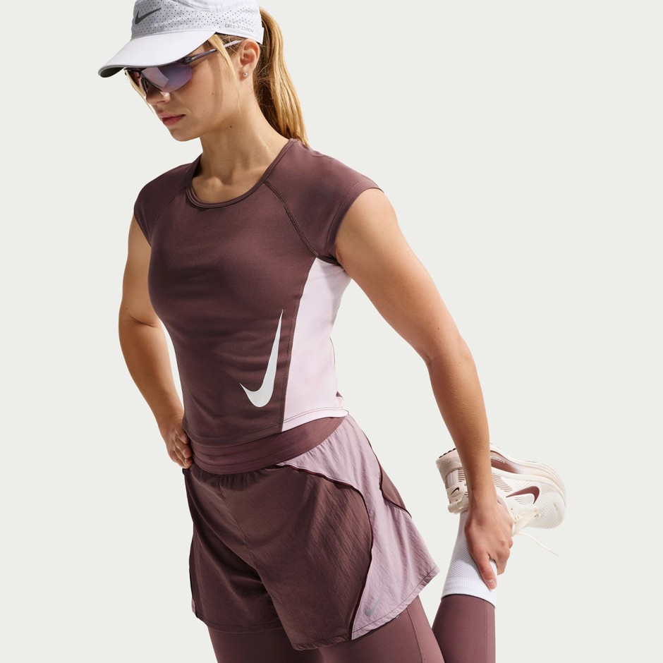 Women's Running Shorts Purple - Nike Swift 