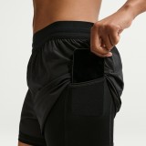 Γυναικείο Σορτς για Τρέξιμο 2 σε 1 Μαύρο - Nike Swift Εικόνα 1