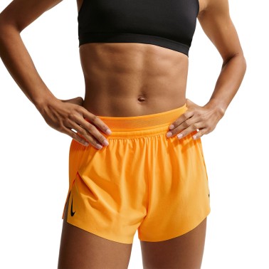 Women's Running Shorts Orange - Nike Aeroswift 
