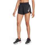 NIKE W NK ONE SWSH HBR DF MRBRSHRT FN2601-010 Black Image 
