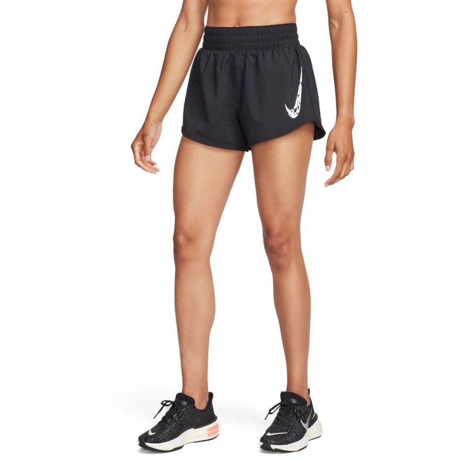 NIKE W NK ONE SWSH HBR DF MRBRSHRT FN2601-010 Black