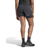 adidas Performance Own The Run 3-Stripes 2-In-1 Μαύρο - Γυναικείο Σορτς για Τρέξιμο