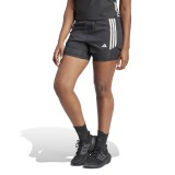 adidas Performance Own The Run 3-Stripes 2-In-1 Μαύρο - Γυναικείο Σορτς για Τρέξιμο