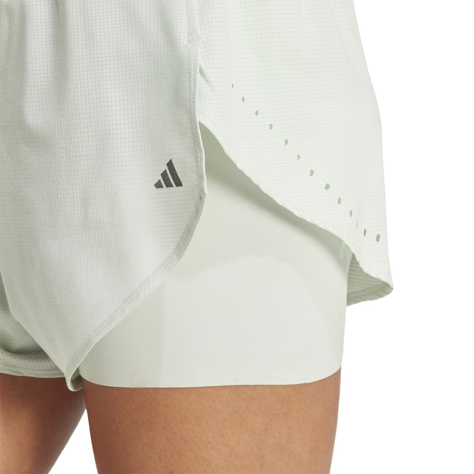 Γυναικείο Σορτς Προπόνησης Βεραμάν - adidas Performance Designed For Training HEAT.RDY HIIT 2-in-1