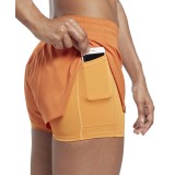 Reebok Sport WOR RUN 2 IN 1 SHOR Πορτοκαλί Εικόνα 1