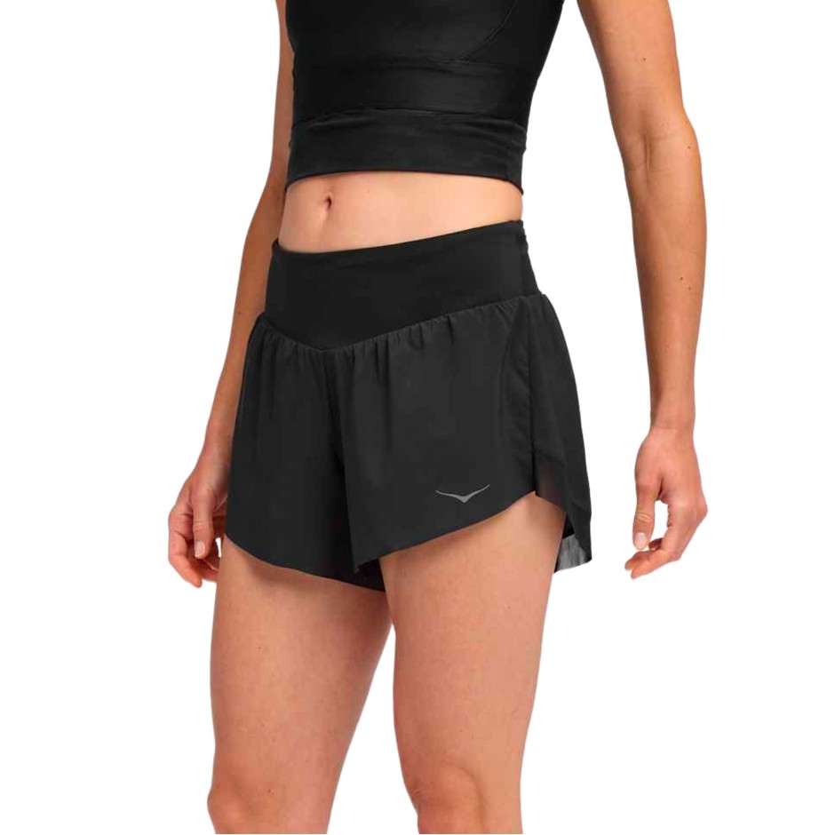 Γυναικείο Σορτς για Τρέξιμο Μαύρο - HOKA ONE ONE Glide 4
