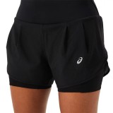ASICS ROAD 2-N-1 3.5IN SHORT 2012C975-001 Black Image 2