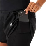 ASICS ROAD 2-N-1 3.5IN SHORT 2012C975-001 Black Image 6