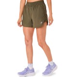 Γυναικείο Σορτς για Τρέξιμο Λαδί - ASICS NAGINO RUN ADJUSTABLE 4IN Εικόνα 1