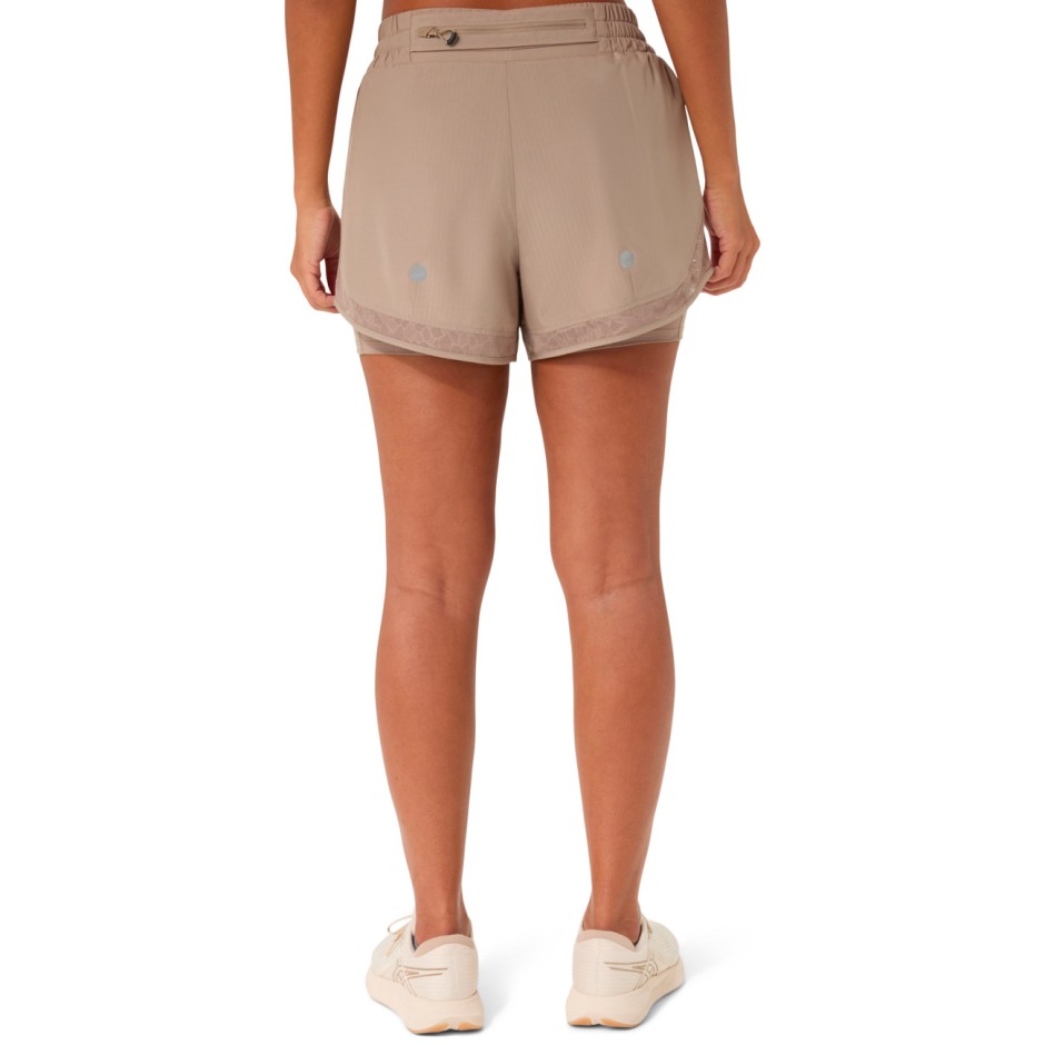 ASICS NAGINO RUN SHORT 2012D491-200 Χακί