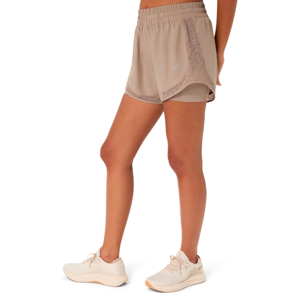 ASICS NAGINO RUN SHORT 2012D491-200 Χακί
