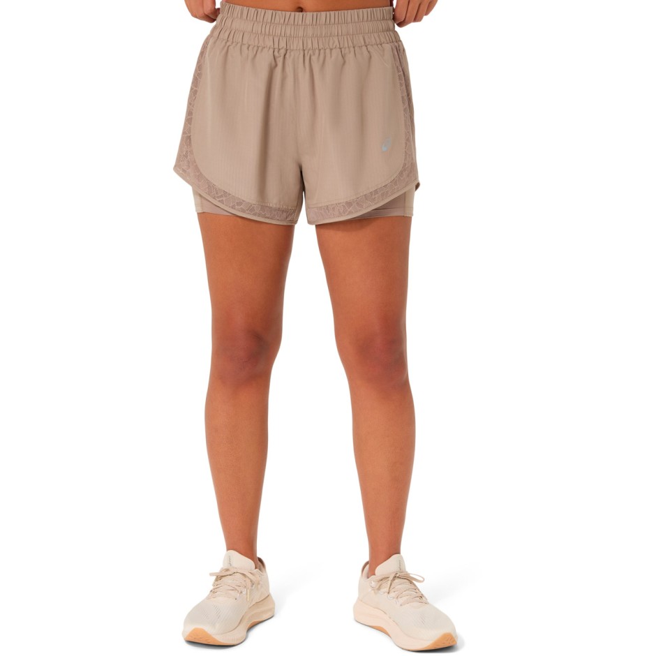 ASICS NAGINO RUN SHORT 2012D491-200 Χακί