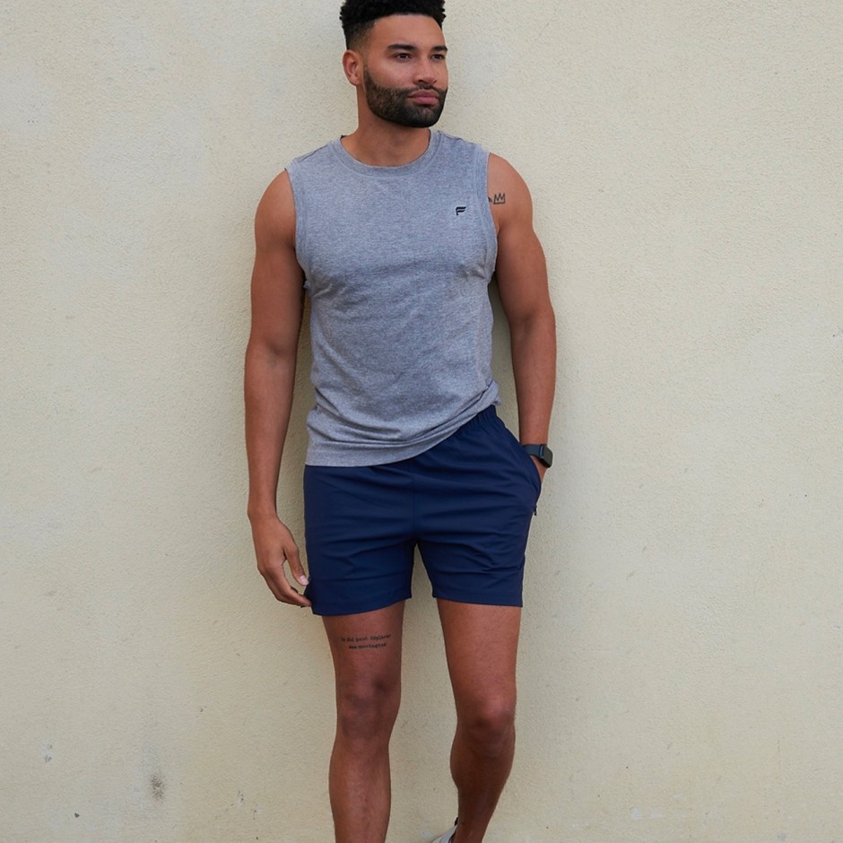 FABLETICS THE 5" FUNDAMENTAL SHORT II (UNLINED) MFB050-SO2148646-4846-DEEP NAVY Μπλε