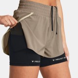 UNDER ARMOUR PJT RCK LEG DAY FLEX SHORT 1380188-203 Beige