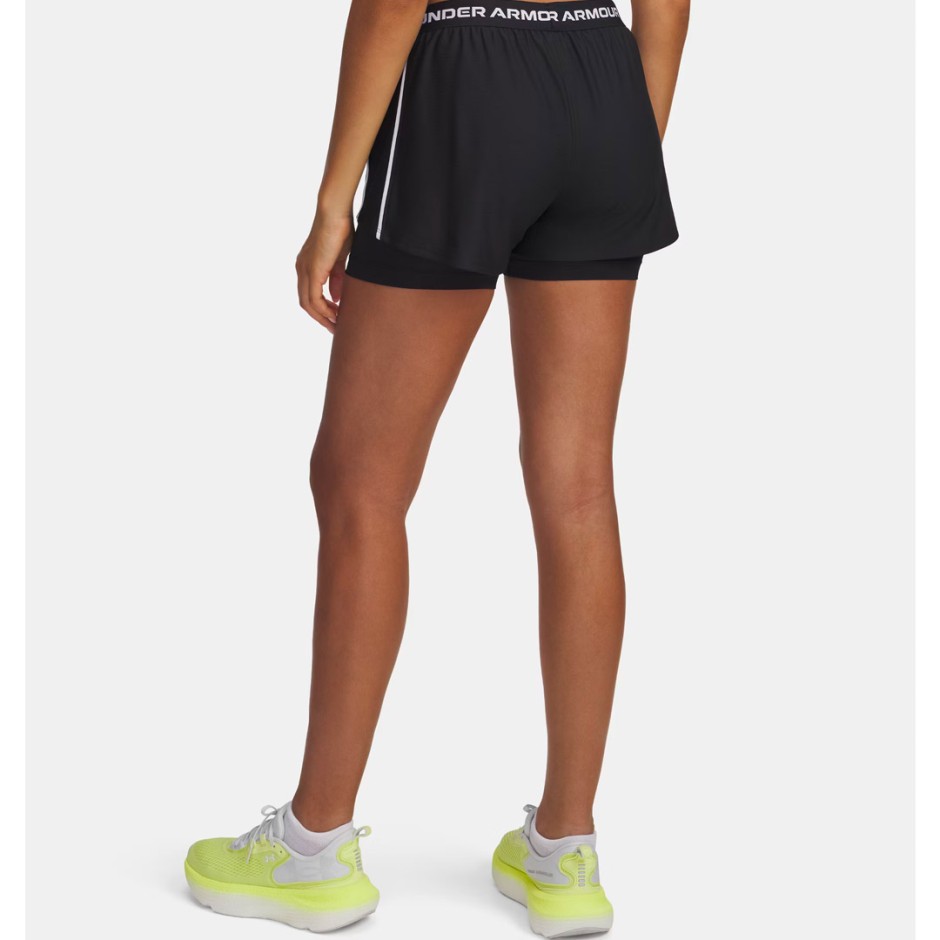 Γυναικείο Σορτς Προπόνησης Μαύρο - Under Armour Tech Play Up 2-in-1
