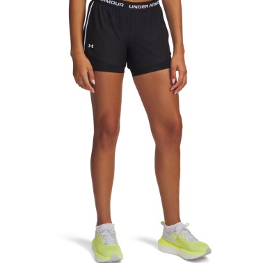 Γυναικείο Σορτς Προπόνησης Μαύρο - Under Armour Tech Play Up 2-in-1