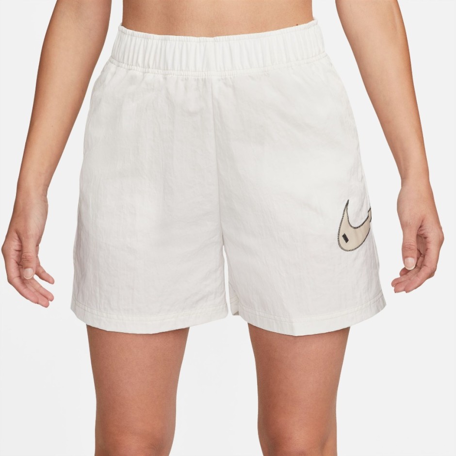 NIKE W NSW SWSH WVN HR SHORT DM6752-030 Ecru