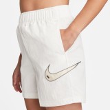NIKE W NSW SWSH WVN HR SHORT DM6752-030 Ecru Image 2