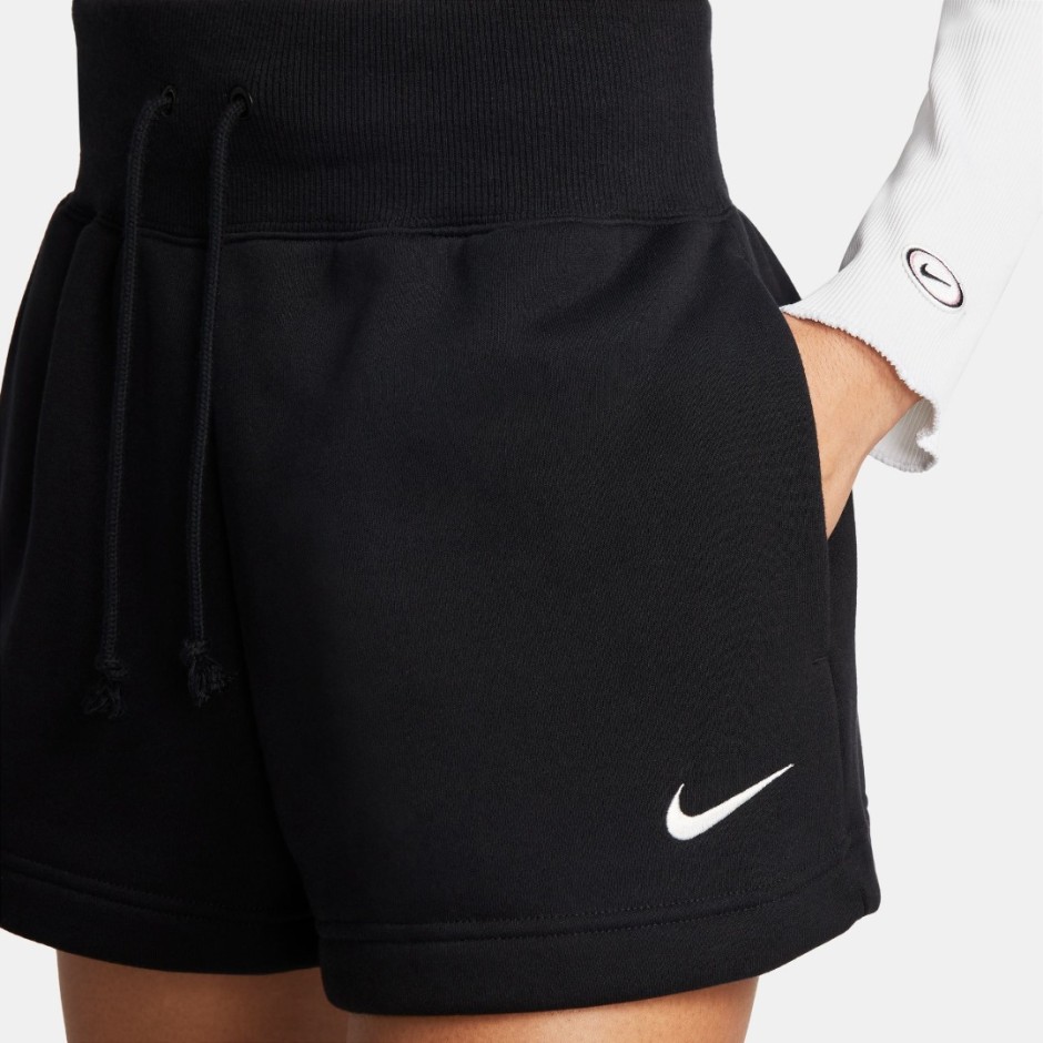 Γυναικείο Σορτς Μαύρο - Nike Sportswear Phoenix Fleece  