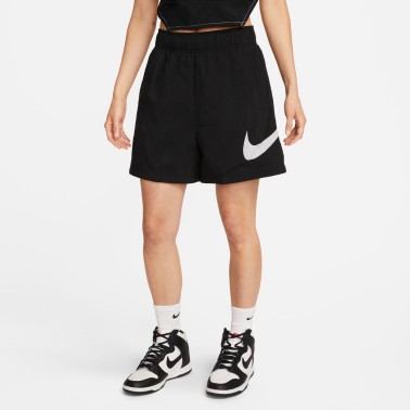 NIKE W NSW ESSNTL WVN HR SHORT HBR DM6739-010 Black