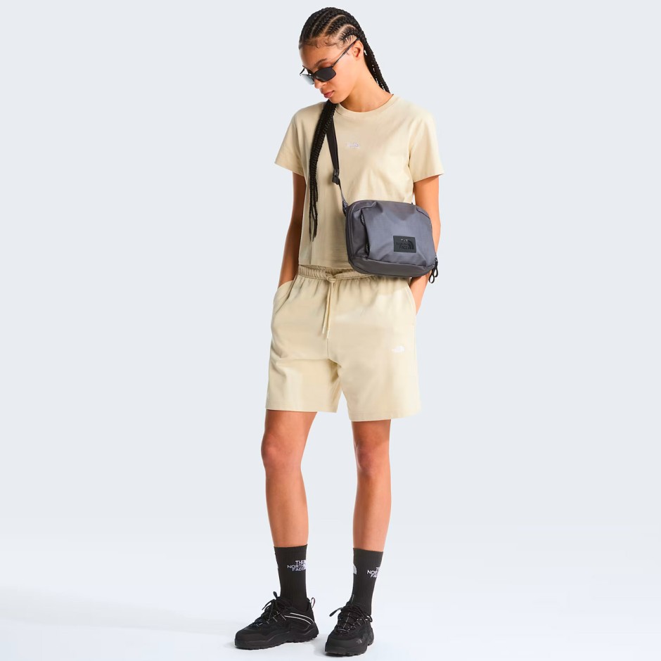 Women's Shorts Ecru - The North Face Essential Light Relaxed