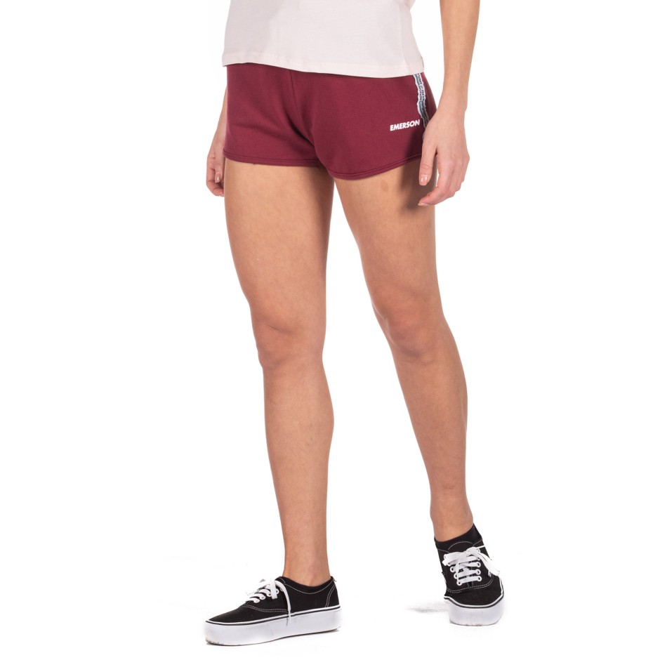 EMERSON ATHLETIC SWEAT SHORTS 191.EW26.42-RASPBERRY Βordeaux
