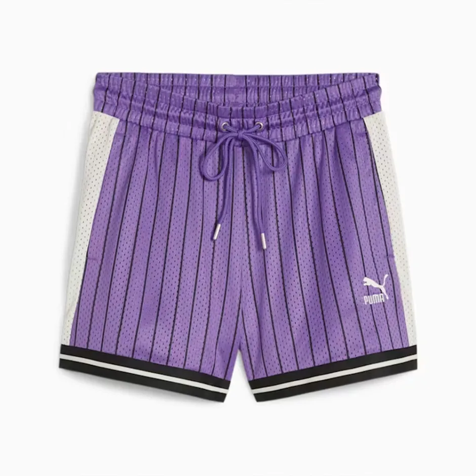 PUMA T7 FOR THE FANBASE MESH SHORTS 624345 50 Purple