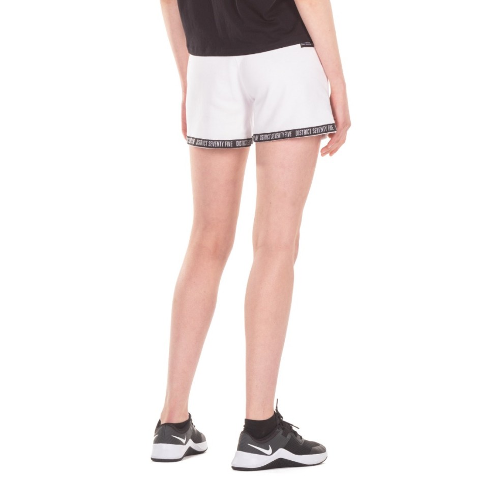 DISTRICT75 WOMEN'S SHORTS 122WSO-272-091 White