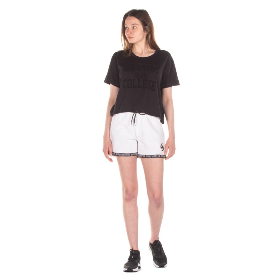 DISTRICT75 WOMEN'S SHORTS 122WSO-272-091 White