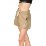 GSA PLEATED SHORTS (F.TERRY) 17-27096-BEIGE Μπέζ Εικόνα 