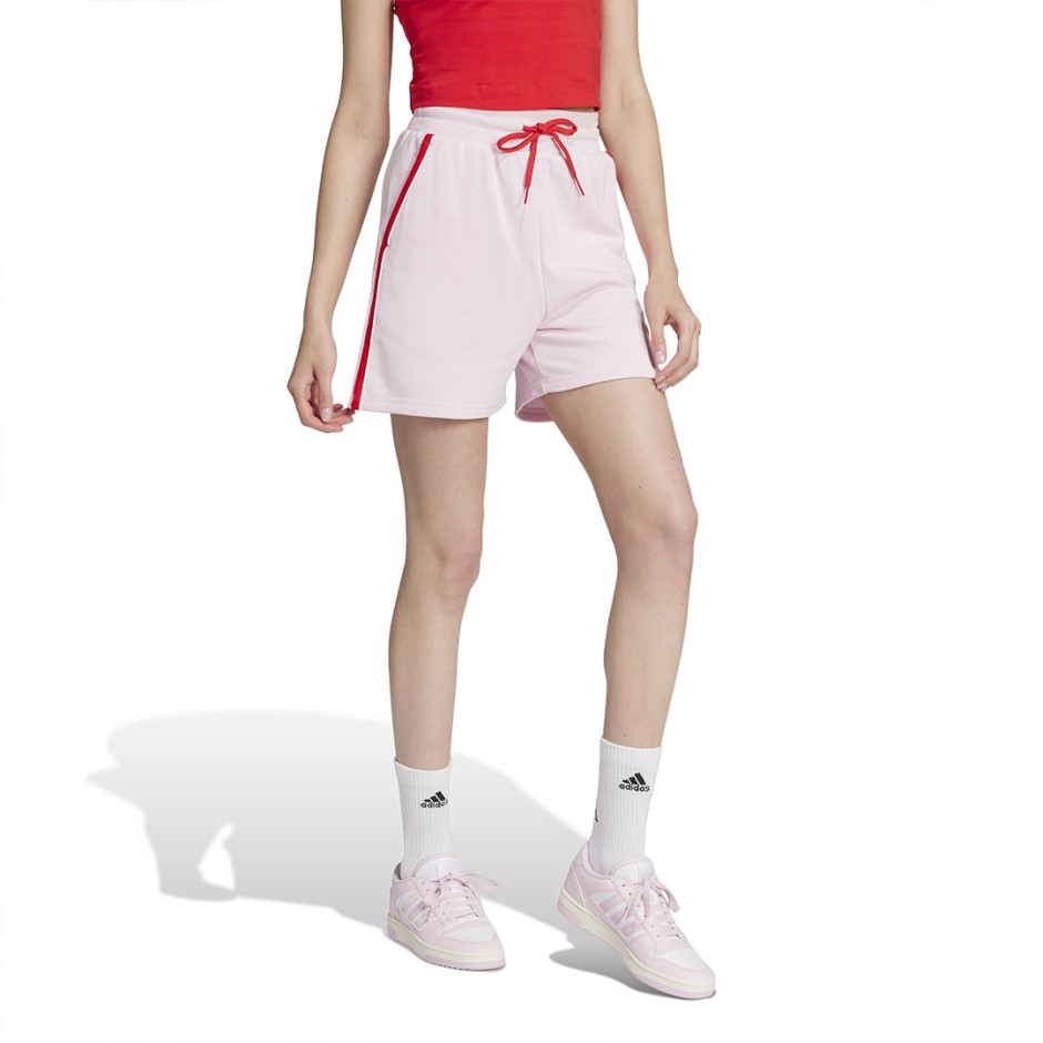 Γυναικείο Σορτς Ροζ - adidas Sportswear Essentials Color Pop