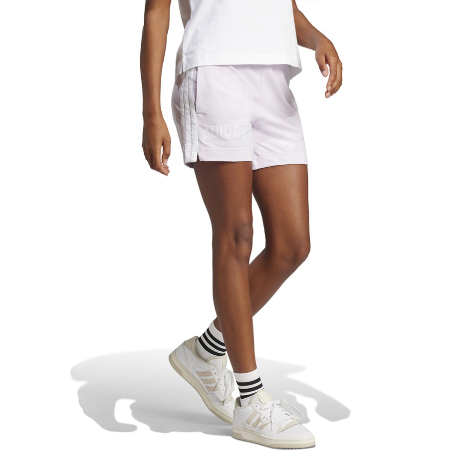Γυναικείο Σορτς Λιλά - adidas Sportswear Essentials 3-Stripes