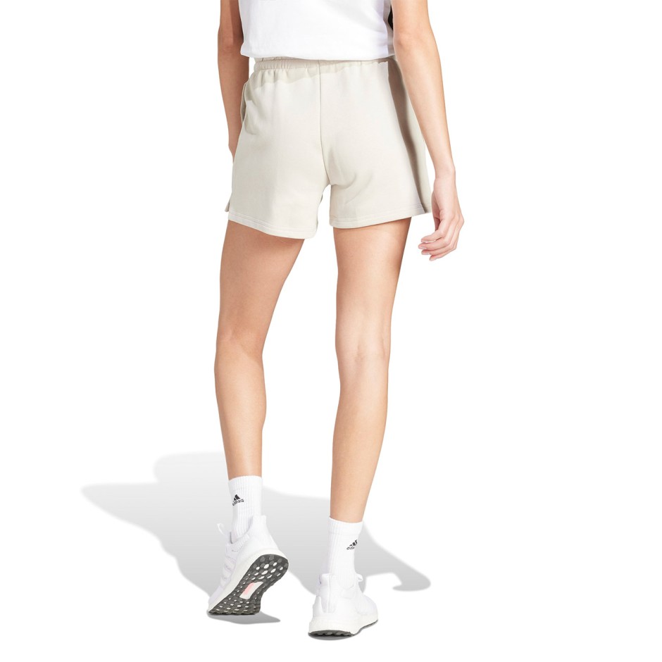 Γυναικείο Σορτς Εκρού - adidas Sportswear Essentials Small Logo Feel Cozy