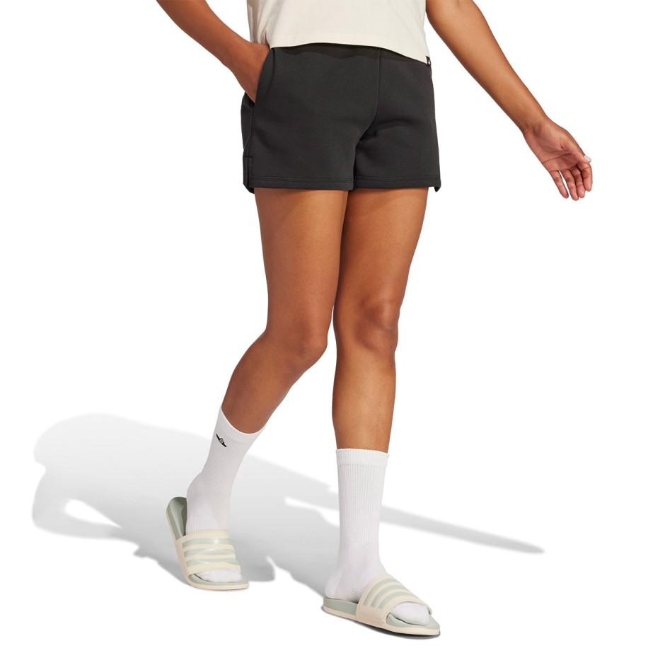 Γυναικείο Σορτς Μαύρο - adidas Sportswear Essentials Small Logo Feel Cozy