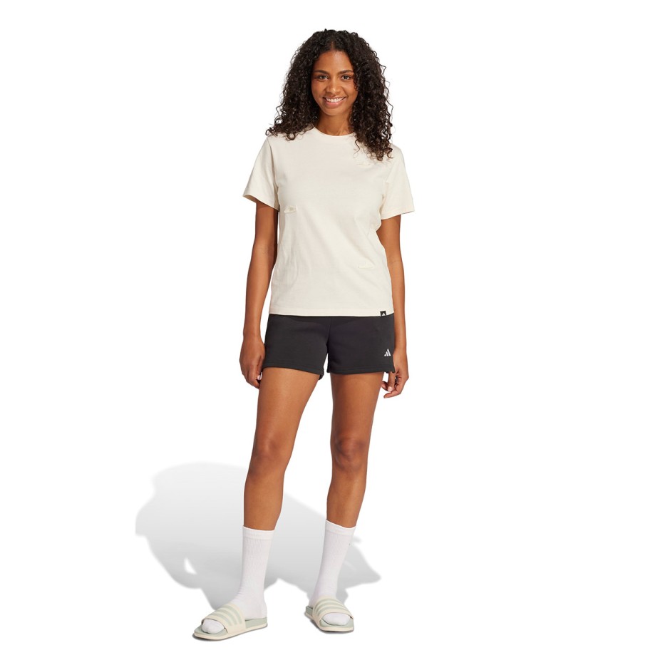Γυναικείο Σορτς Μαύρο - adidas Sportswear Essentials Small Logo Feel Cozy